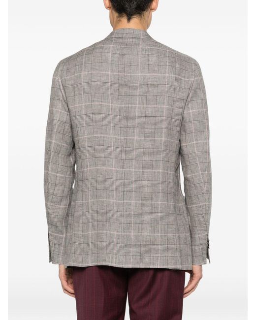Boglioli Gray Line Double-Breasted Jacket