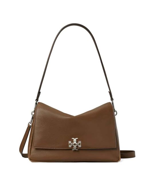 Tory Burch Brown Charlie Shoulder Bag