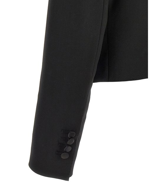 'Tuxedo' Short Blazer Dolce & Gabbana de color Black
