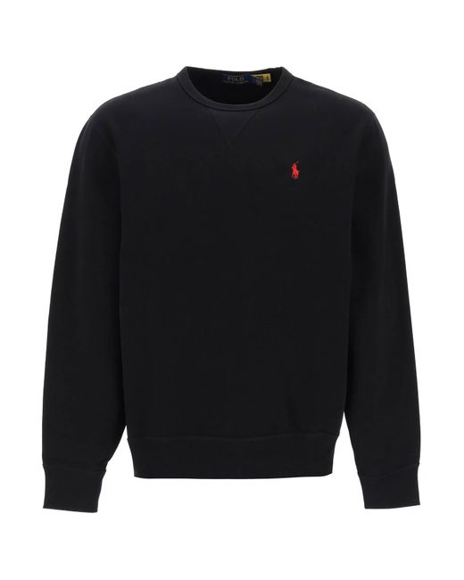 Polo Ralph Lauren Rl Sweatshirt in het Black voor heren