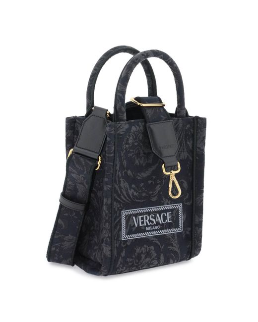 Versace Athena Barocco Mini -Tasche in Black für Herren