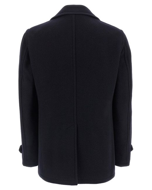 Tagliatore Blue Monaco' Coat for men