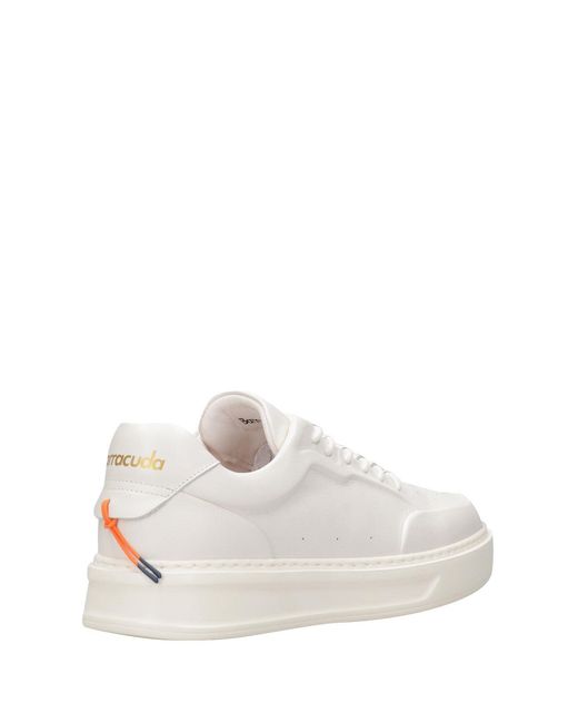 Barracuda Sneakers Wit+wit in het White voor heren