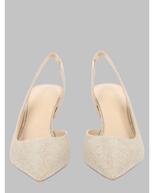 MICHAEL Michael Kors Natural Pointed-Toe Slingback Pumps