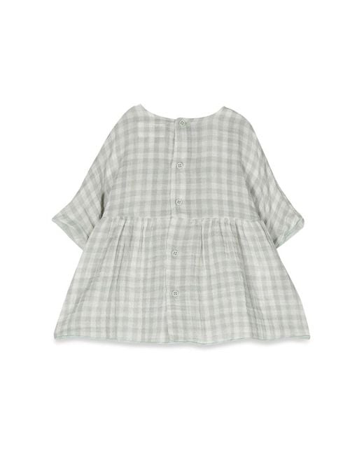 Teddy & Minou Gray Checkered Dress