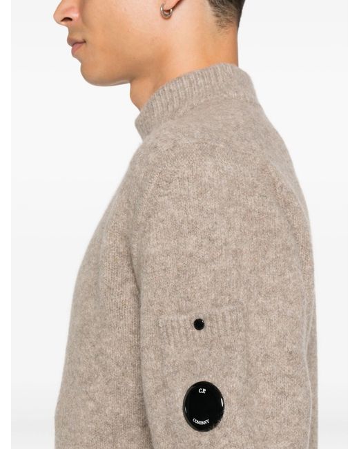 C P Company Natural Knitwear Turtle Neck