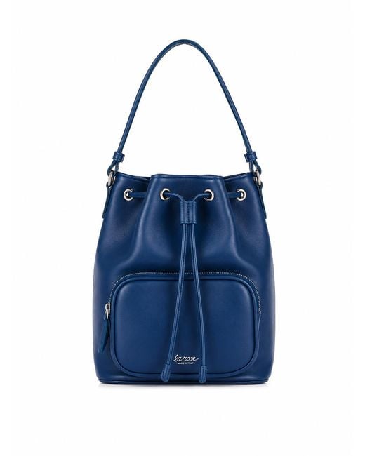 Borsa A Tracolla di LA ROSE in Blue