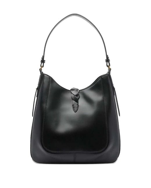 Isabel Marant Black Altay Crossbody Bag With Braided Details