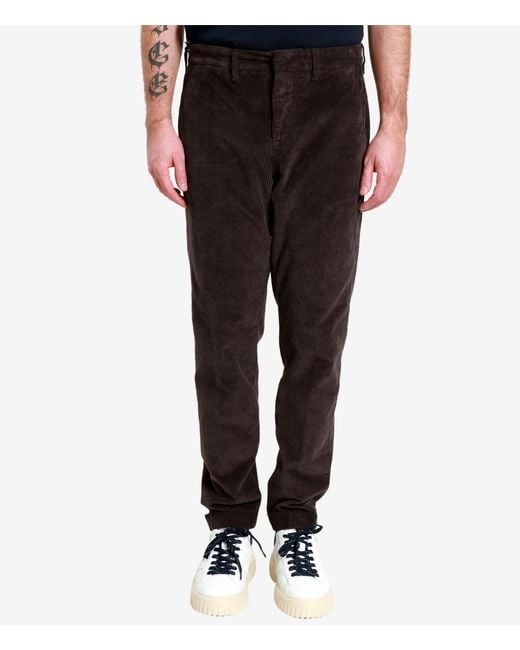 Fay Black Trousers for men