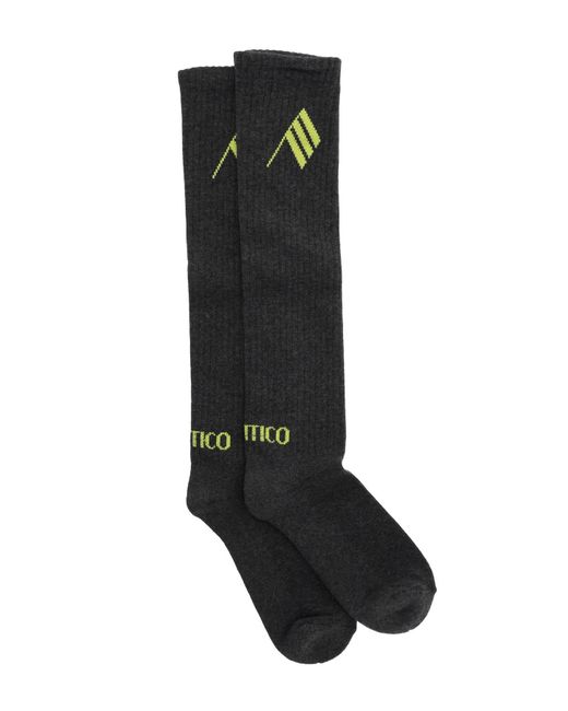 El logotipo de Attico Calcetines deportivos cortos The Attico de color Black