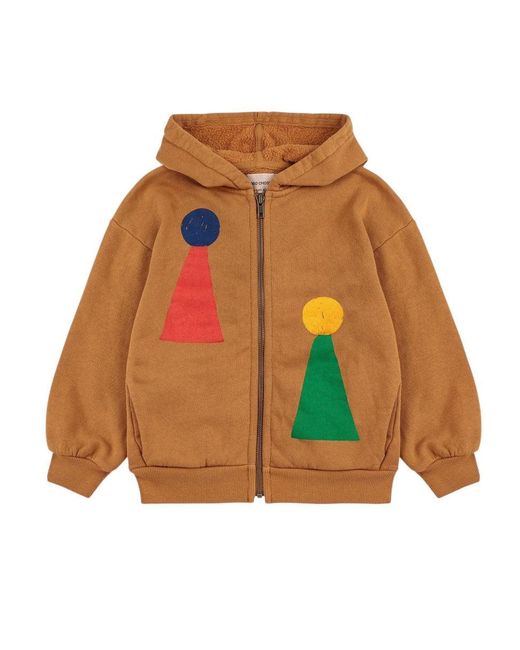 Bobo Choses Brown "Chess" Logo Sweatshirt