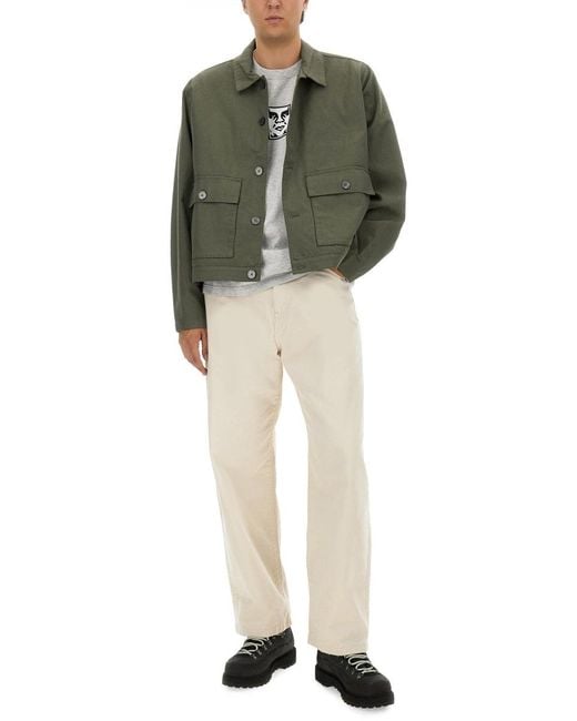 Obey Green Shirt Jacket