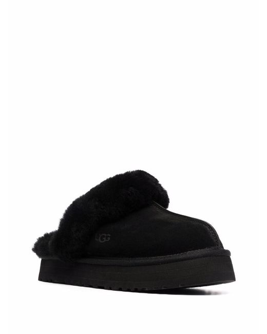 Ugg Black Disquette" Slipper