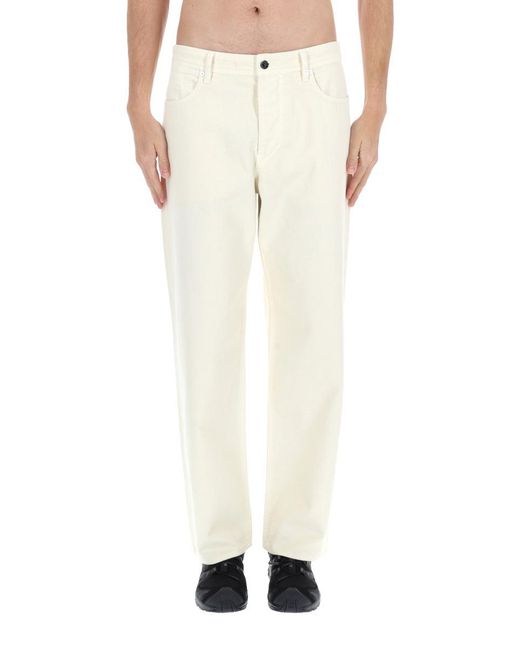 Stone Island White Jeans for men