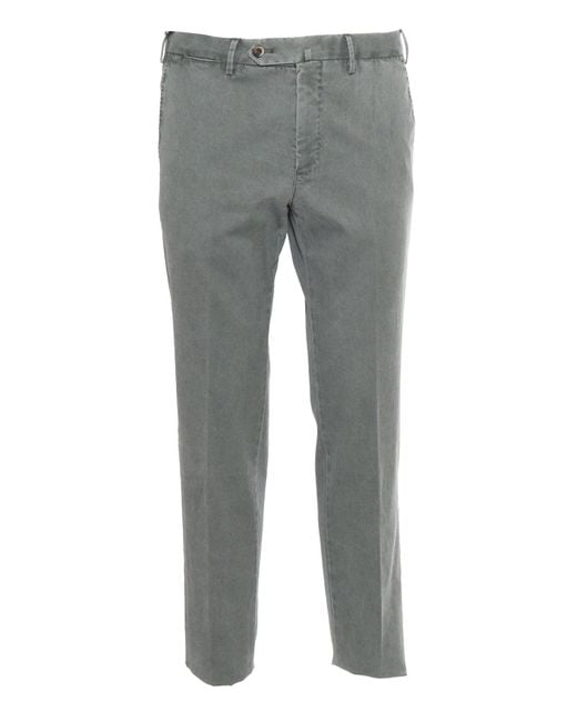 PT01 Gray Slim, Flat Front, Diagonal Pockets And Other