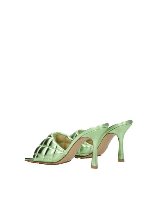Bottega Veneta Green Sandals/Pistachio Leather