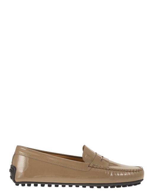 Tod's Brown City Gommino Moccasin