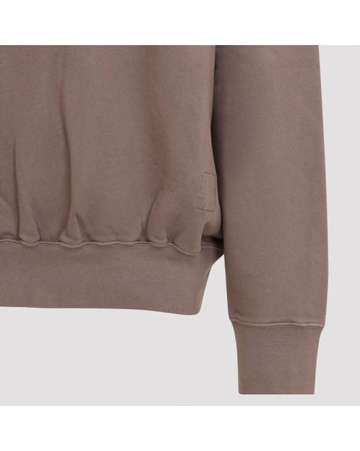 Rick Owens Brown Drkshdw Oversized Hoodie