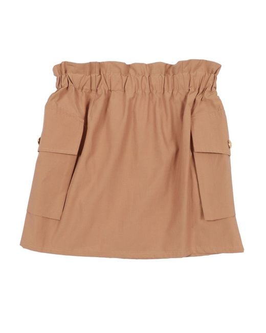 Balmain Natural Woven Skirt