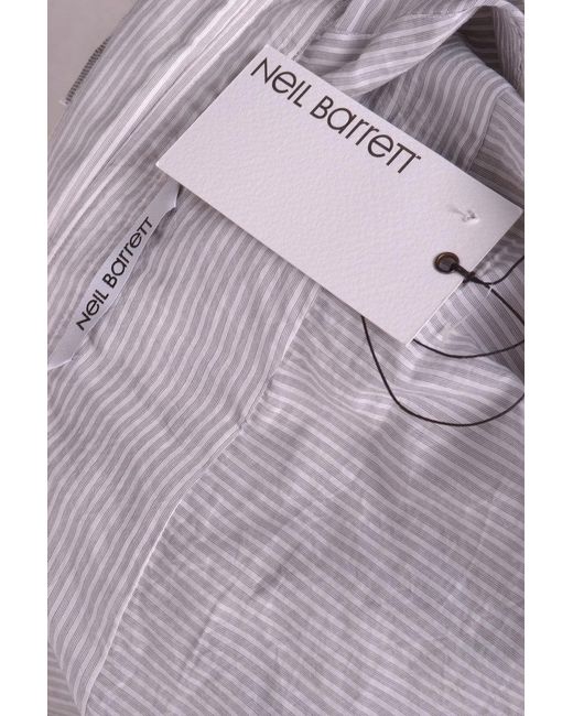 Neil Barrett Brown Shirt Pt3436 for men