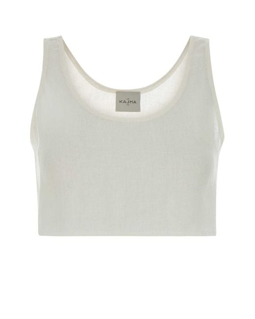 LeKasha White Cropped Top