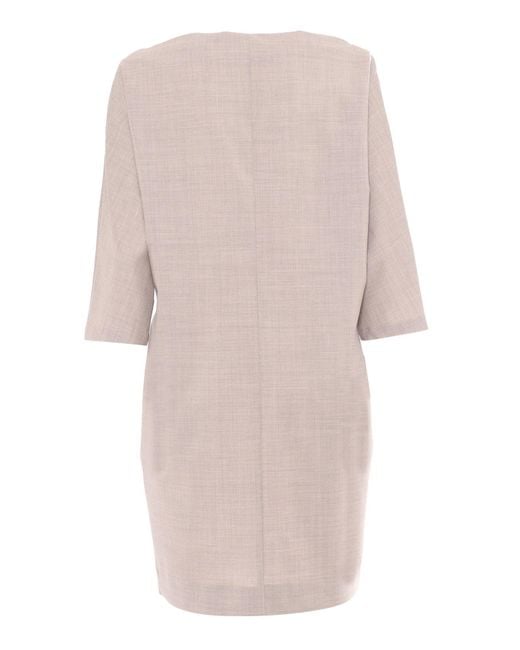 P.A.R.O.S.H. Natural P.A.R.O..H. Midi Dress
