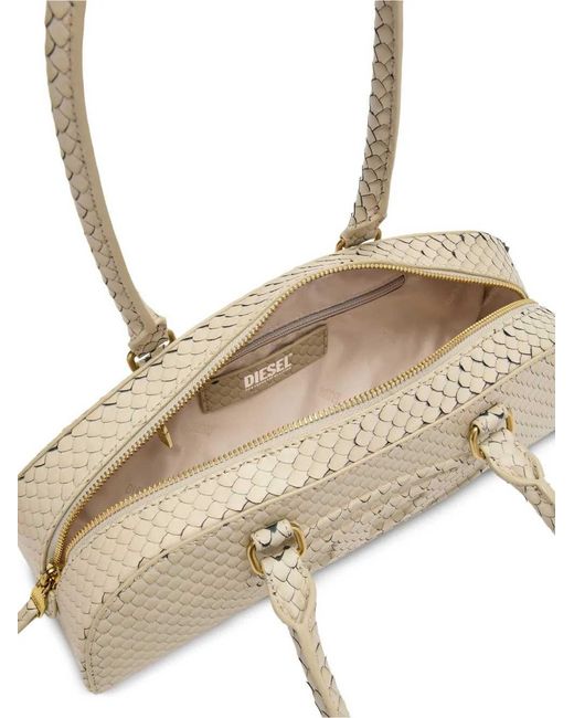 DIESEL Natural 1Dr Dome Shoulder Bag
