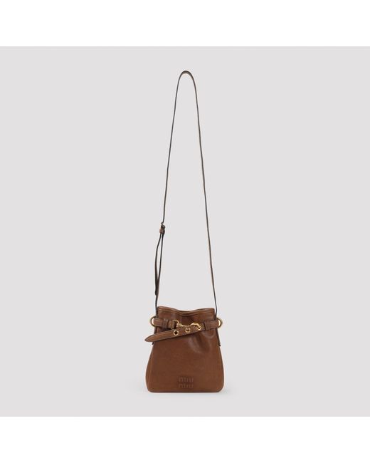Miu Miu Natural Mini Handbag Pouch