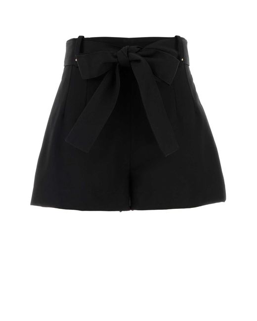 Moncler Black Polyester Blend Shorts