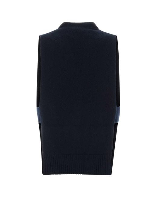 Miu Miu Blue Midnight Cashmere Vest