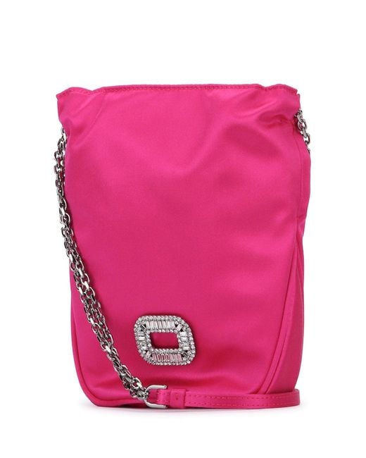 Roger Vivier Pink Pilgrim Pocket Nano