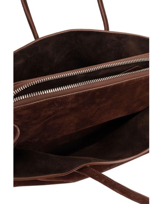 The Attico Brown 'la Passeggiata Medium' Shoulder Bag