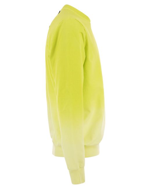 Sweat-shirt à cou de cou à l'équipage avec logo Premiata pour homme en coloris Yellow