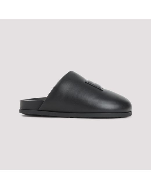 Givenchy Black Lamb Leather Mules