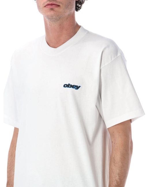 Obey White T Shirts And Polos for men