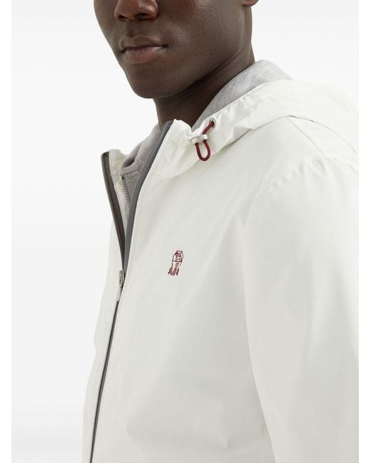 Brunello Cucinelli White Jackets for men