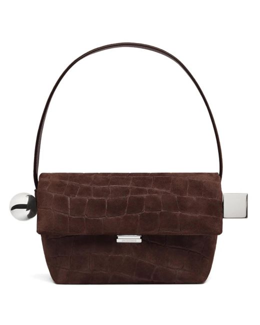 Jacquemus Brown Le Rond Carre Umhängetasche