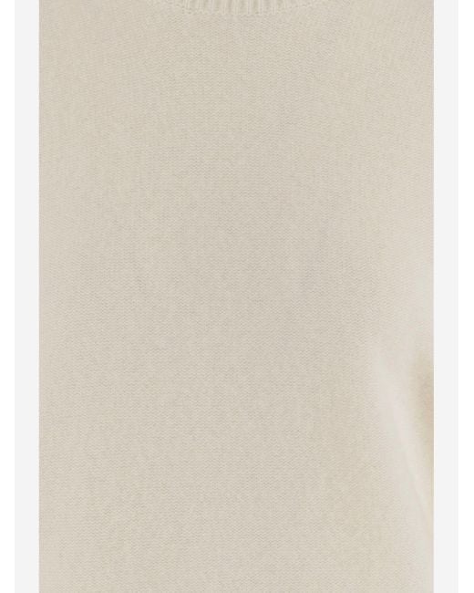 Vince White Cashmere Sweater