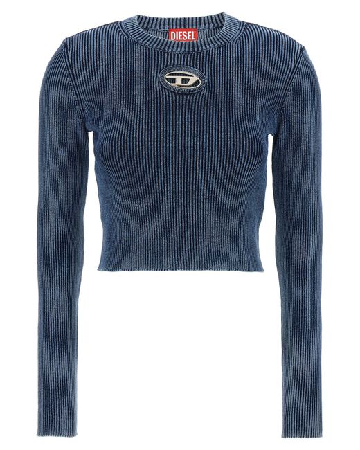 DIESEL anker A Trui in het Blauw Lyst BE