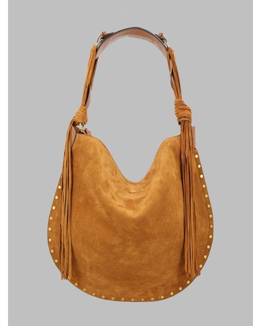 Isabel Marant Orange Borsa "Oskan Hobo Soft"