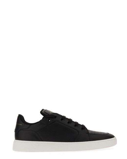Sneaker de con logotipo Giuseppe Zanotti de hombre de color Black