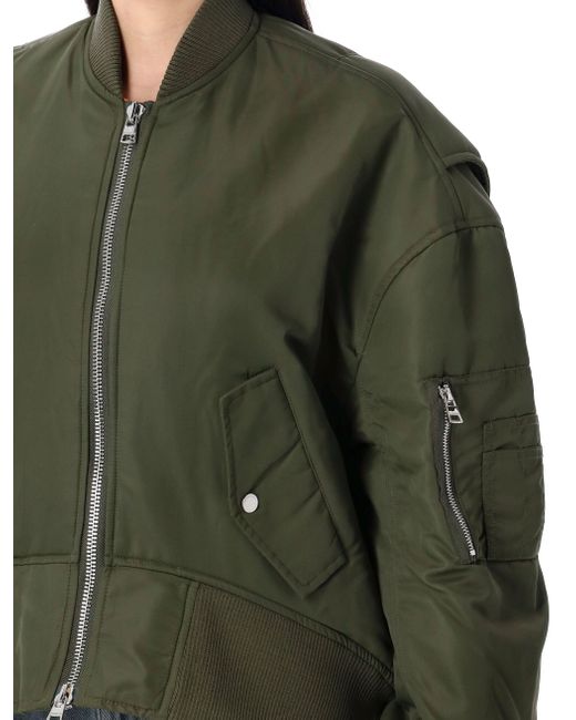 J.W. Anderson Green Oversized Cuverd Bomber