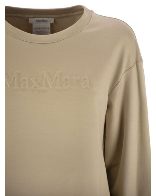 Max Mara Natural Berma Silk And Cotton Sweatshirt for men