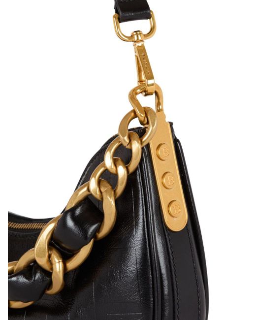 Balmain Soft Moon 1945 Shoulder Bag in Black for Men | Lyst
