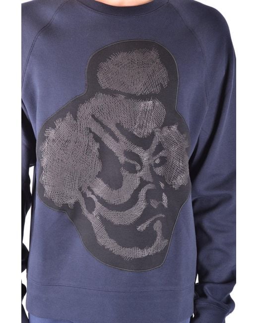 Paolo Pecora Blue Cotton Sweatshirt for men