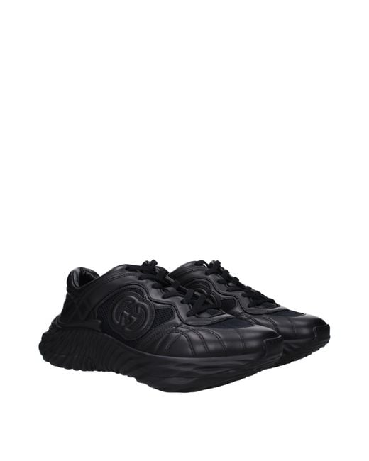 Gucci Black 'Ripple' Sneakers for men