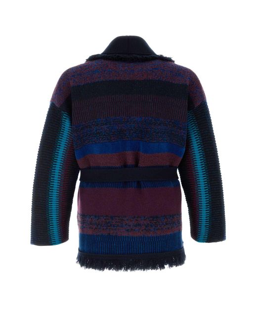 GIORGIO ARMANI X ALANUI Blue Cardigan