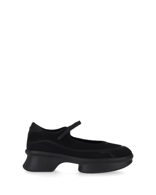 Prada Black Round Toe Ballet Flats