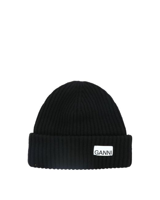 Ganni Black Caps