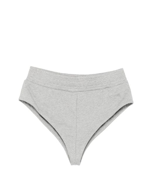 Vetements White Jersey Hot Pants